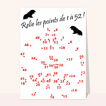 Relier les points d'halloween