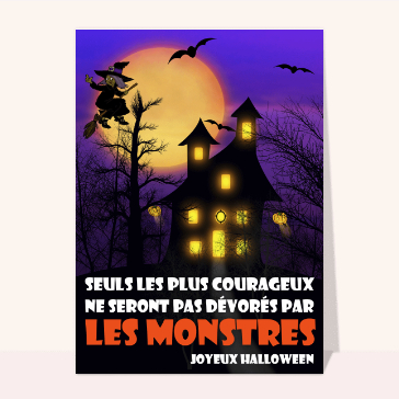Cartes pour Halloween et Toussaint : Dévorés par les monstres
