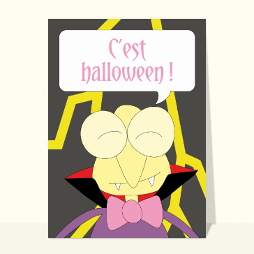 Le vampire d'halloween