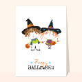 Cartes Halloween pour enfants pour votre texte