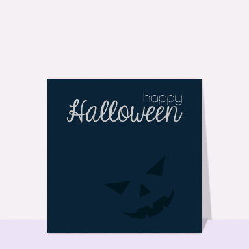 Halloween malin avec un sourire mystérieux