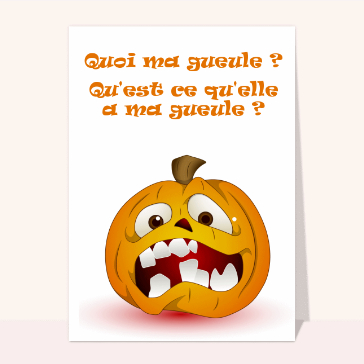 Ma gueule de citrouille
