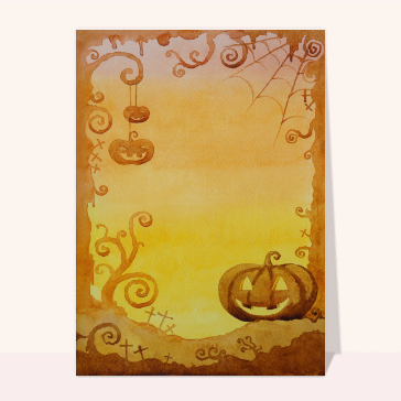 carte halloween : Carte Halloween personnalisable