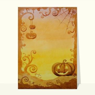 Carte Halloween personnalisable