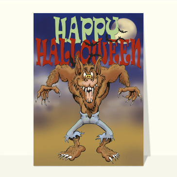 Loup-garou d`Halloween