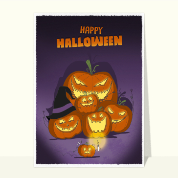 Citrouilles d`Halloween fun