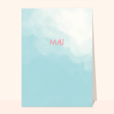 Mai dans un ciel bleu