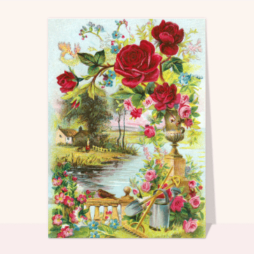 En Juin jardin fleurit