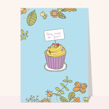 Bon mois de juin cupcake