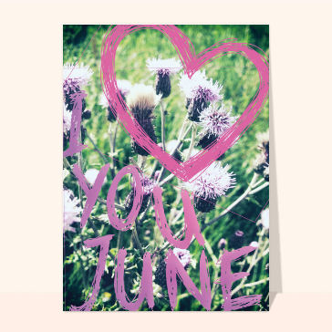 I love you June