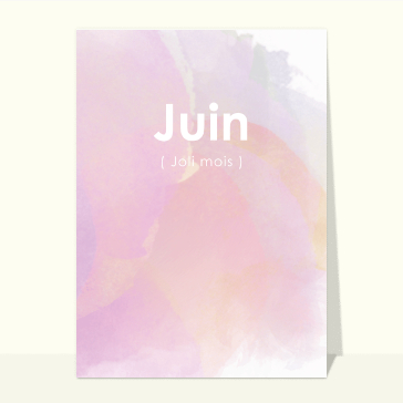 Juin joli mois
