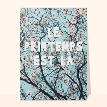 Le printemps est là