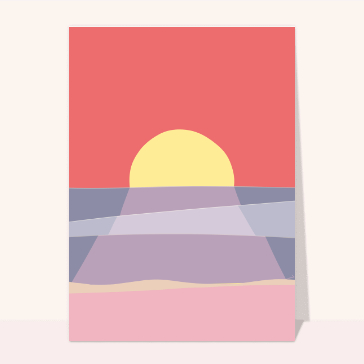 Paysage de mer en juillet