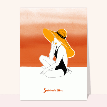 Carte postale Summer time