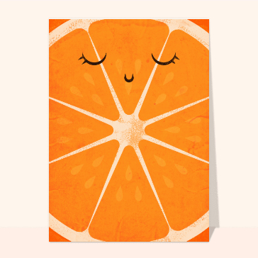 Orange de la famille de fruits