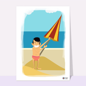 On dégaine la parasol sur la plage