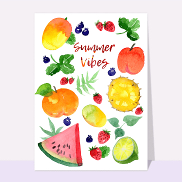 Pour chaque mois : Summer Vibes