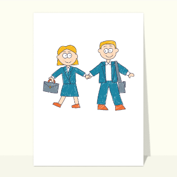Papa et maman vont au travail
