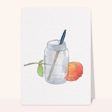 Un stylo et une rose pour la rentrée