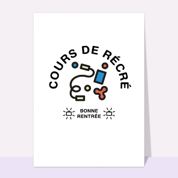 Cours de récré bonne rentrée