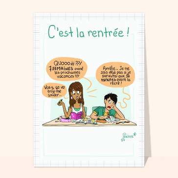Rentrée de collégiens motivés
