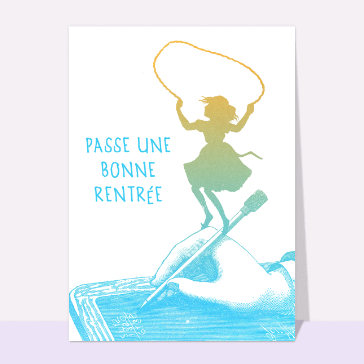Une bonne rentrée petite fille