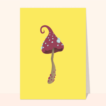 Un champignon d'octobre