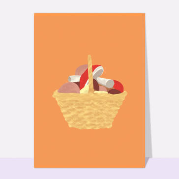 Panier de champignons
