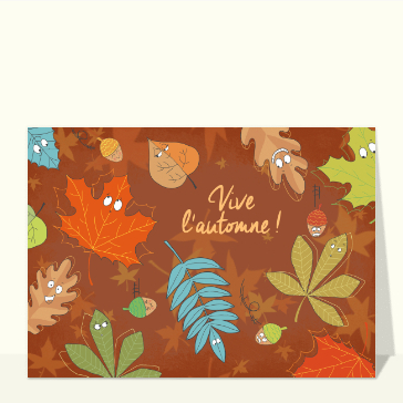 Vive les feuilles d`automne