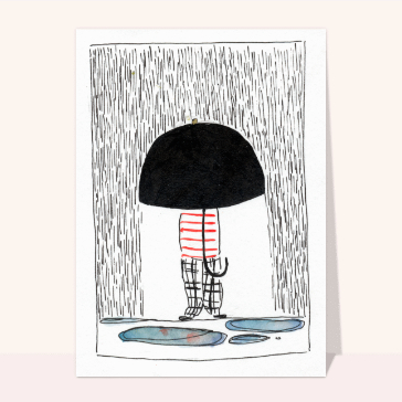 Sous une pluie battante