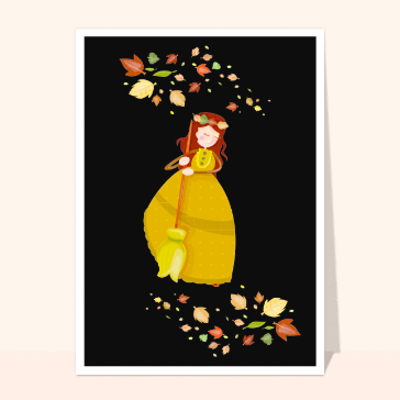 Parterre de feuilles d`automne