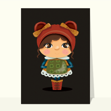 Petite fille d`automne