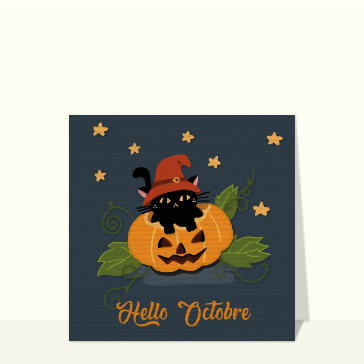 Carte Hello octobre