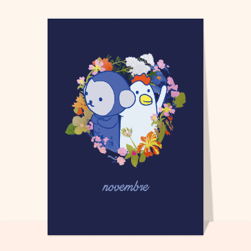 Animaux rigolos en Novembre