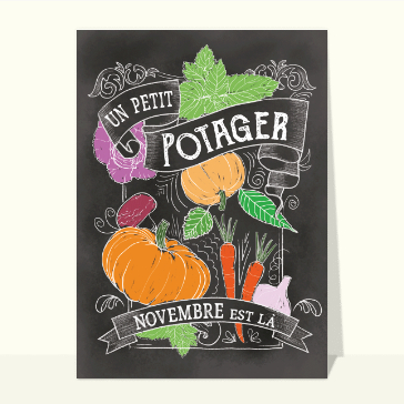 Un petit potager de Novembre
