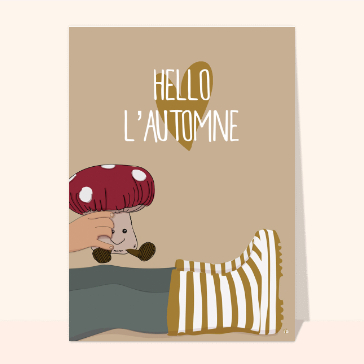 Hello l`automne