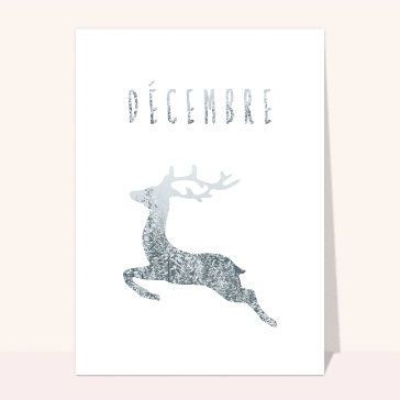 Un cerf en décembre
