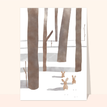 Février dans la forêt