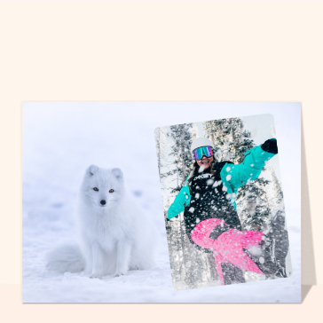 Un petit loup d`hiver