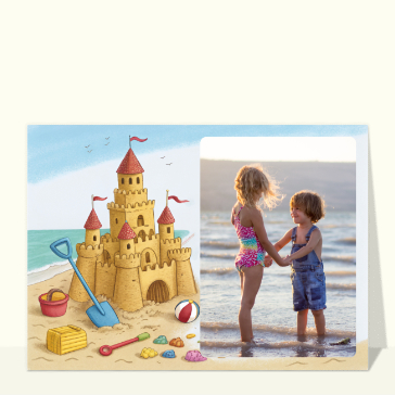Château de sable et souvenirs d'été