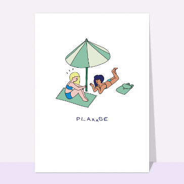 Détente sur la plage entre filles