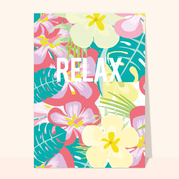Relax des fleurs pour l'été