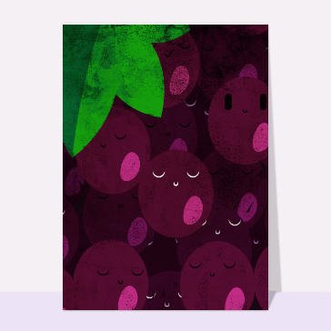 Carte La saison du raisin