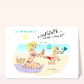 Cartes postales d'août et vacances pour votre texte