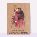 Cartes anciennes Saint Nicolas pour votre texte
