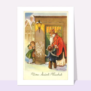 Saint Nicolas et le petit garçon coquin