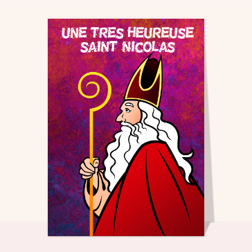 carte saint nicolas : Une très heureuse Saint Nicolas