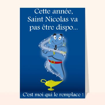 carte saint nicolas : Saint Nicolas n'est pas dispo cette année