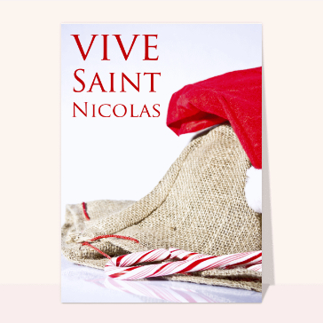 carte saint nicolas : Vive St Nicolas moderne