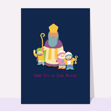Saint Nicolas et les enfants illustrés